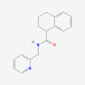 N-(pyridin-2-ylmethyl)-1,2,3,4-tetrahydronaphthalene-1-carboxamide