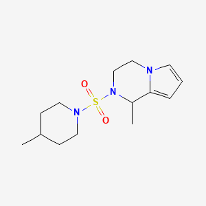 1-methyl-2-(4-methylpiperidin-1-yl)sulfonyl-3,4-dihydro-1H-pyrrolo[1,2-a]pyrazine