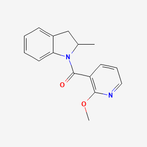 (2-Methoxypyridin-3-yl)-(2-methyl-2,3-dihydroindol-1-yl)methanone