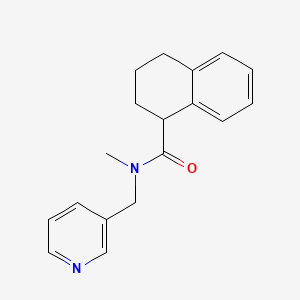 N-methyl-N-(pyridin-3-ylmethyl)-1,2,3,4-tetrahydronaphthalene-1-carboxamide
