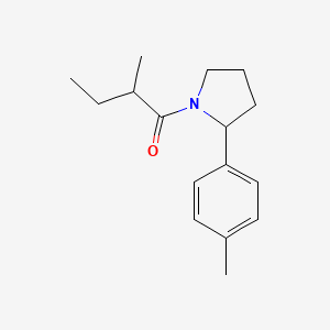 molecular formula C16H23NO B7494155 2-Methyl-1-[2-(4-methylphenyl)pyrrolidin-1-yl]butan-1-one 