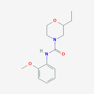 2-ethyl-N-(2-methoxyphenyl)morpholine-4-carboxamide