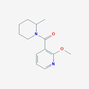 molecular formula C13H18N2O2 B7494221 (2-Methoxypyridin-3-yl)-(2-methylpiperidin-1-yl)methanone 