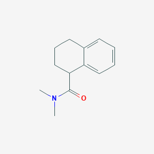 molecular formula C13H17NO B7494232 N,N-dimethyl-1,2,3,4-tetrahydronaphthalene-1-carboxamide 