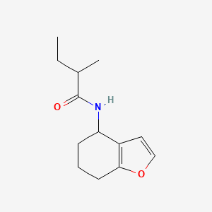 2-methyl-N-(4,5,6,7-tetrahydro-1-benzofuran-4-yl)butanamide