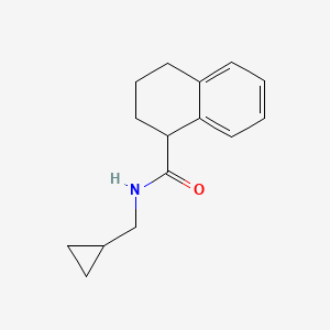 N-(cyclopropylmethyl)-1,2,3,4-tetrahydronaphthalene-1-carboxamide