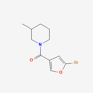 (5-Bromofuran-3-yl)-(3-methylpiperidin-1-yl)methanone