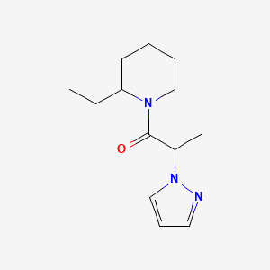 1-(2-Ethylpiperidin-1-yl)-2-pyrazol-1-ylpropan-1-one