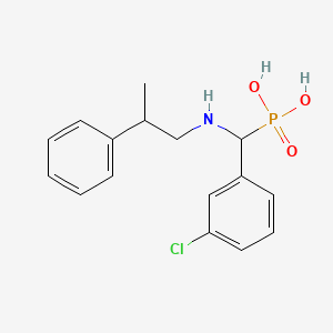 [(3-Chlorophenyl)-(2-phenylpropylamino)methyl]phosphonic acid