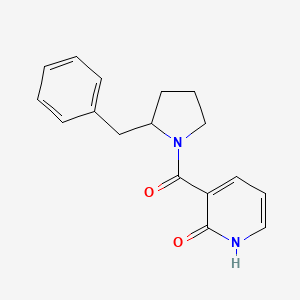 3-(2-benzylpyrrolidine-1-carbonyl)-1H-pyridin-2-one