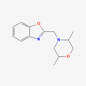 2-[(2,5-Dimethylmorpholin-4-yl)methyl]-1,3-benzoxazole