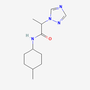 N-(4-methylcyclohexyl)-2-(1,2,4-triazol-1-yl)propanamide