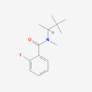 N-(3,3-dimethylbutan-2-yl)-2-fluoro-N-methylbenzamide