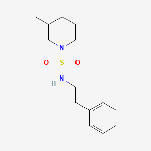 3-methyl-N-(2-phenylethyl)piperidine-1-sulfonamide