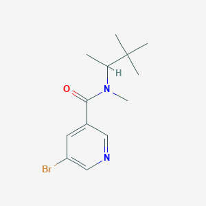 molecular formula C13H19BrN2O B7494820 5-bromo-N-(3,3-dimethylbutan-2-yl)-N-methylpyridine-3-carboxamide 