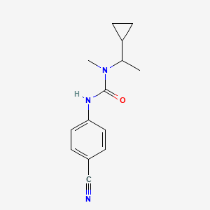3-(4-Cyanophenyl)-1-(1-cyclopropylethyl)-1-methylurea