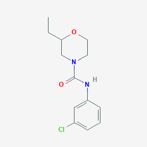 N-(3-chlorophenyl)-2-ethylmorpholine-4-carboxamide