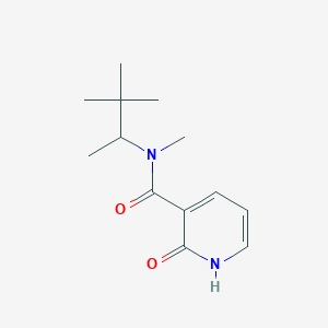 N-(3,3-dimethylbutan-2-yl)-N-methyl-2-oxo-1H-pyridine-3-carboxamide