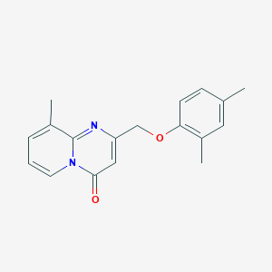 2-[(2,4-Dimethylphenoxy)methyl]-9-methylpyrido[1,2-a]pyrimidin-4-one