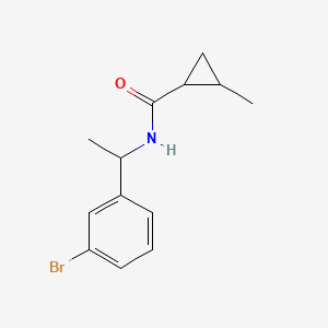 N-[1-(3-bromophenyl)ethyl]-2-methylcyclopropane-1-carboxamide