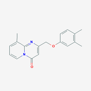 2-[(3,4-Dimethylphenoxy)methyl]-9-methylpyrido[1,2-a]pyrimidin-4-one
