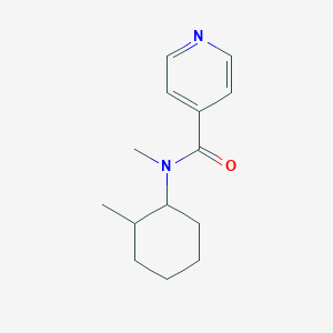 N-methyl-N-(2-methylcyclohexyl)pyridine-4-carboxamide