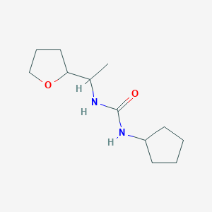 1-Cyclopentyl-3-[1-(oxolan-2-yl)ethyl]urea