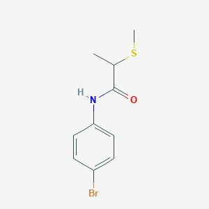 N-(4-bromophenyl)-2-methylsulfanylpropanamide