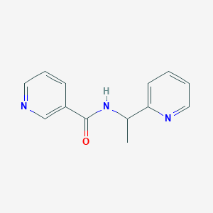 N-(1-pyridin-2-ylethyl)pyridine-3-carboxamide