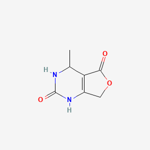 molecular formula C7H8N2O3 B7495213 4-methyl-1H,2H,3H,4H,5H,7H-furo[3,4-d]pyrimidine-2,5-dione 