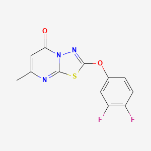 2-(3,4-Difluorophenoxy)-7-methyl-[1,3,4]thiadiazolo[3,2-a]pyrimidin-5-one