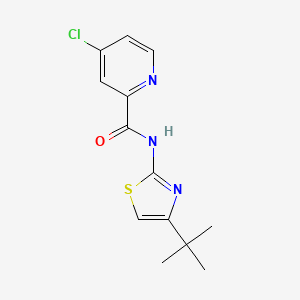 N-(4-tert-butyl-1,3-thiazol-2-yl)-4-chloropyridine-2-carboxamide