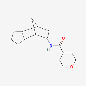 N-(8-tricyclo[5.2.1.02,6]decanyl)oxane-4-carboxamide