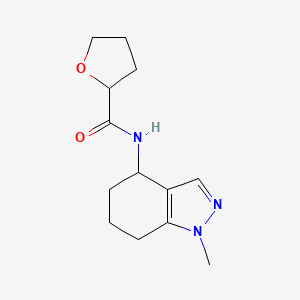 N-(1-methyl-4,5,6,7-tetrahydroindazol-4-yl)oxolane-2-carboxamide