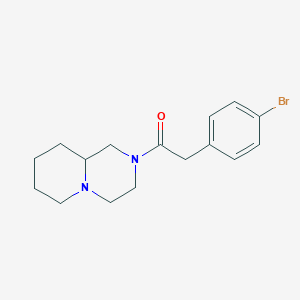 1-(1,3,4,6,7,8,9,9a-Octahydropyrido[1,2-a]pyrazin-2-yl)-2-(4-bromophenyl)ethanone