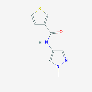 N-(1-methylpyrazol-4-yl)thiophene-3-carboxamide