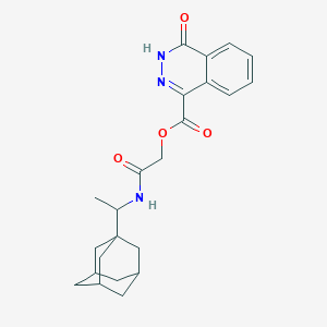 [2-[1-(1-adamantyl)ethylamino]-2-oxoethyl] 4-oxo-3H-phthalazine-1-carboxylate