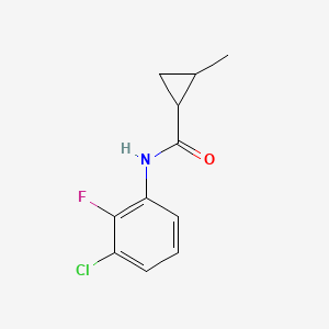 N-(3-chloro-2-fluorophenyl)-2-methylcyclopropane-1-carboxamide