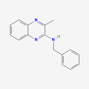 molecular formula C16H15N3 B7495864 N-benzyl-3-methylquinoxalin-2-amine 