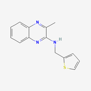 molecular formula C14H13N3S B7495872 3-methyl-N-(thiophen-2-ylmethyl)quinoxalin-2-amine 