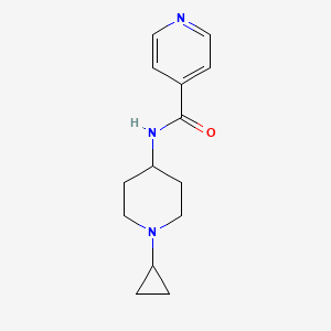 molecular formula C14H19N3O B7495880 N-(1-cyclopropylpiperidin-4-yl)pyridine-4-carboxamide 