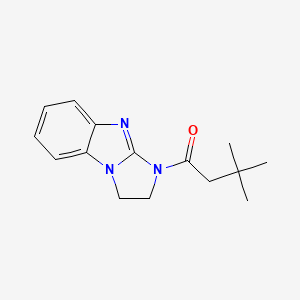 1-(1,2-Dihydroimidazo[1,2-a]benzimidazol-3-yl)-3,3-dimethylbutan-1-one