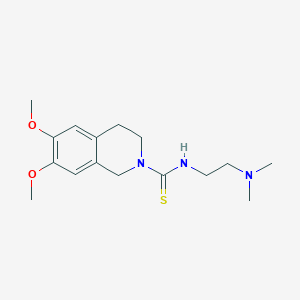 N-[2-(dimethylamino)ethyl]-6,7-dimethoxy-3,4-dihydro-1H-isoquinoline-2-carbothioamide