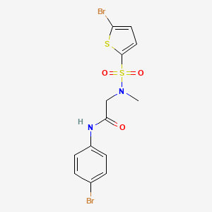 N~1~-(4-bromophenyl)-N~2~-[(5-bromothien-2-yl)sulfonyl]-N~2~-methylglycinamide