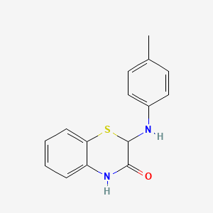 molecular formula C15H14N2OS B7496064 2-(4-methylanilino)-4H-1,4-benzothiazin-3-one 