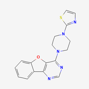 4-[4-(1,3-Thiazol-2-yl)piperazin-1-yl]-[1]benzofuro[3,2-d]pyrimidine