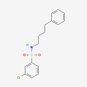 3-chloro-N-(4-phenylbutyl)benzenesulfonamide