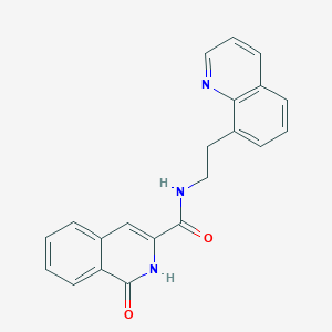 1-oxo-N-(2-quinolin-8-ylethyl)-2H-isoquinoline-3-carboxamide