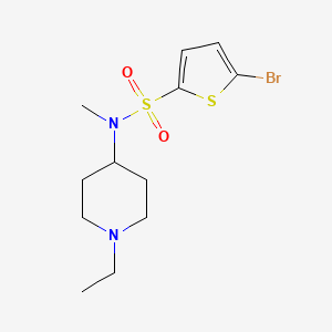 5-bromo-N-(1-ethylpiperidin-4-yl)-N-methylthiophene-2-sulfonamide