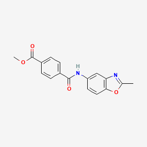 Methyl 4-[(2-methyl-1,3-benzoxazol-5-yl)carbamoyl]benzoate